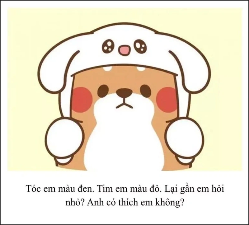 Meme thả thính crush cực cute, giúp bạn gây ấn tượng và tạo không khí vui vẻ trong những cuộc trò chuyện!