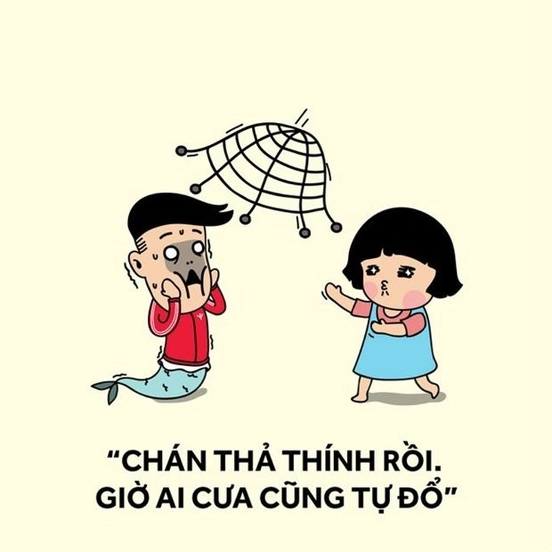 Ảnh thả thính meme với nhiều kiểu dáng khác nhau giúp bạn bày tỏ tình cảm một cách dễ dàng và lôi cuốn.