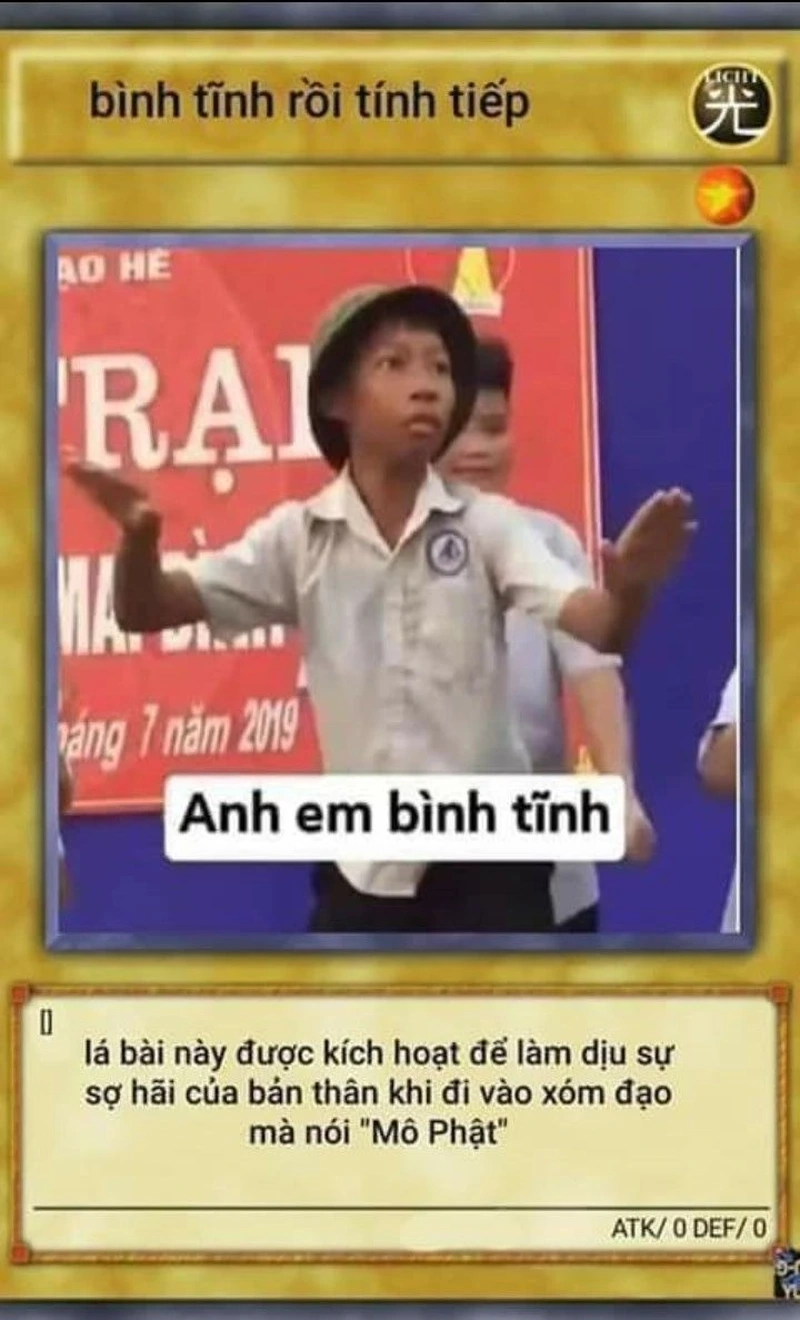 Khám phá thẻ bài yugioh meme đặc sắc, tạo nên những trận chiến tuyệt vời.