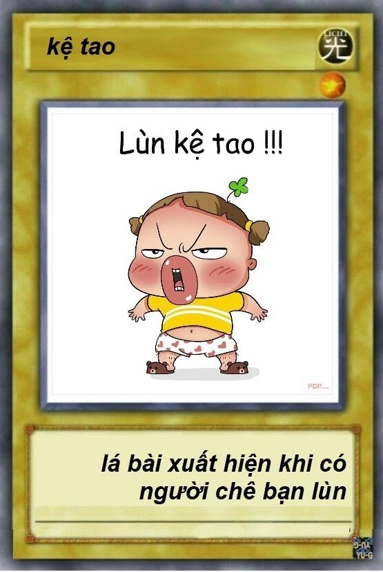 Ảnh meme thẻ bài cực kỳ sáng tạo, mang đến những trận đấu thú vị.