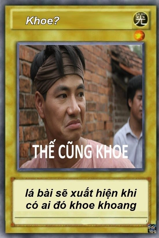 Ảnh meme bài mang đến những khoảnh khắc vui nhộn trong mỗi trận đấu.