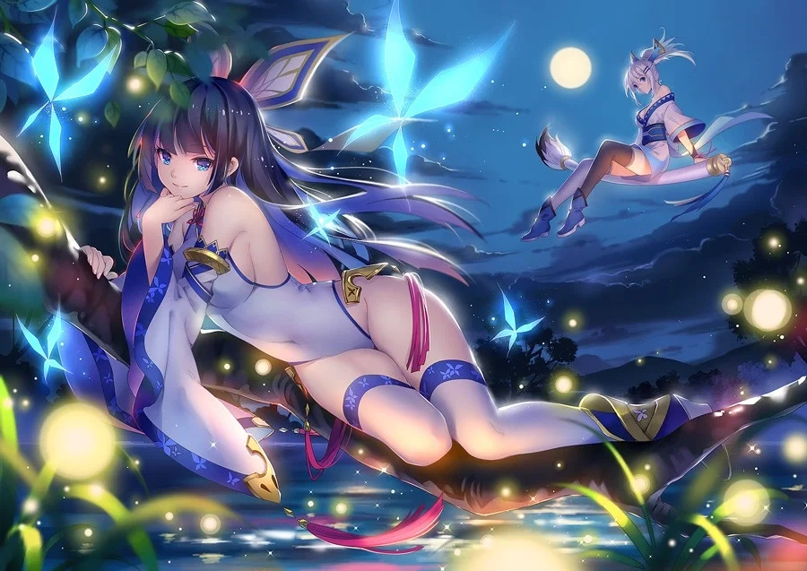 Hình anime mặc bikini nổi bật với phong cách gợi cảm, thu hút mọi ánh nhìn.