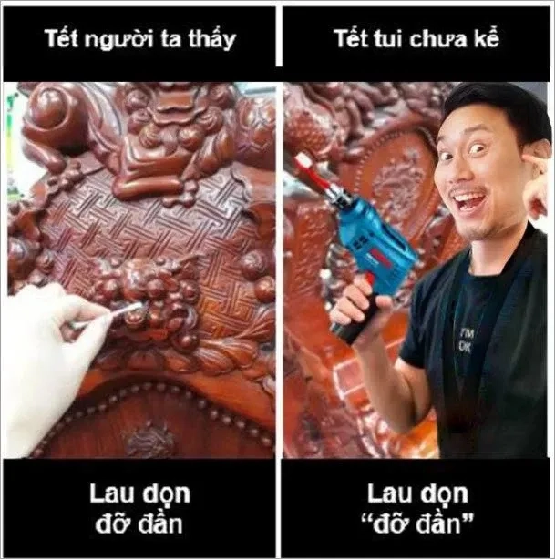 Làm mới bản thân bằng avatar tết meme mèo siêu cute.