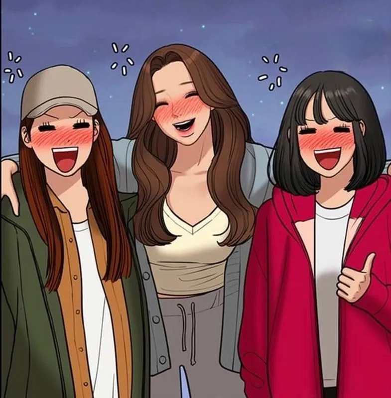 Ảnh đôi bạn thân nữ anime dễ thương, ngộ nghĩnh giúp tình bạn thêm phần đặc biệt