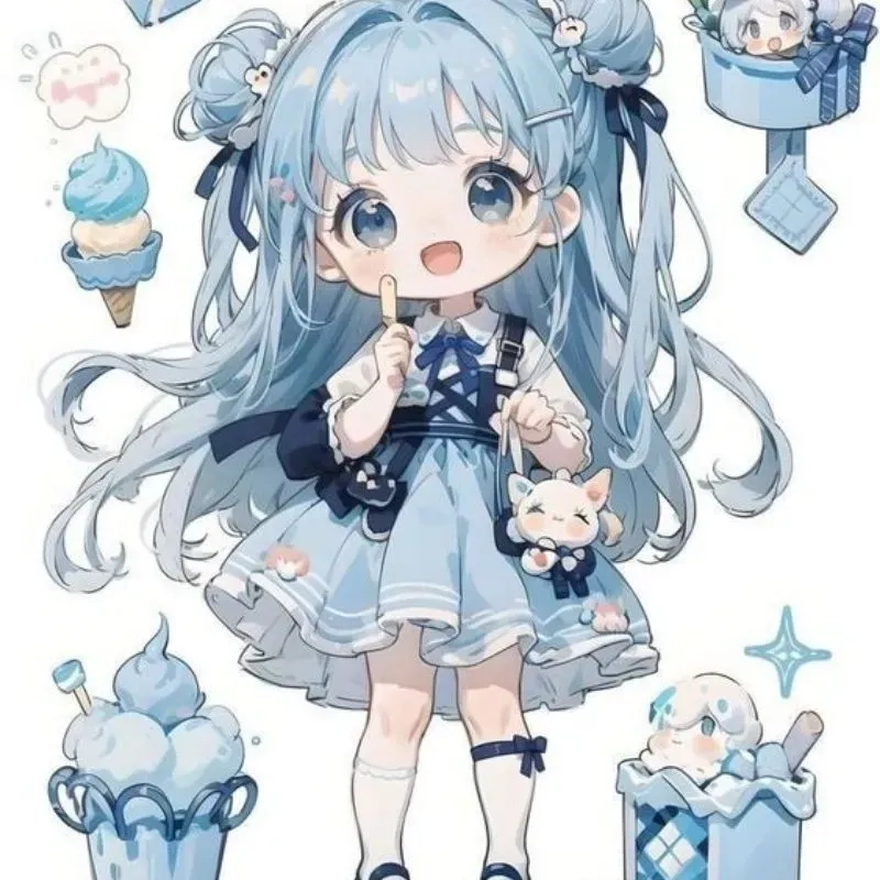 Avatar cute anime chibi mang đến vẻ ngoài dễ thương và đầy phong cách cho bạn trên mạng xã hội