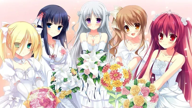 Ảnh anime nữ đôi bạn thân dễ thương, lôi cuốn và ngọt ngào, thể hiện tình bạn chân thật