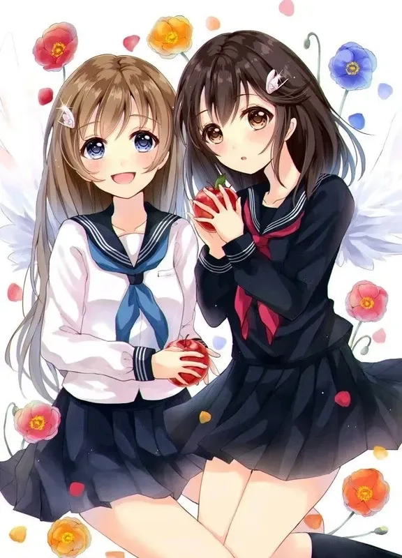 Tìm ngay avatar đôi cho 2 người bạn thân nữ cute, dễ thương và đầy năng lượng