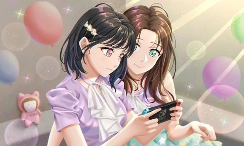 Avatar đôi bạn thân nữ anime mang đến một phong cách mới, cực kỳ dễ thương và sinh động