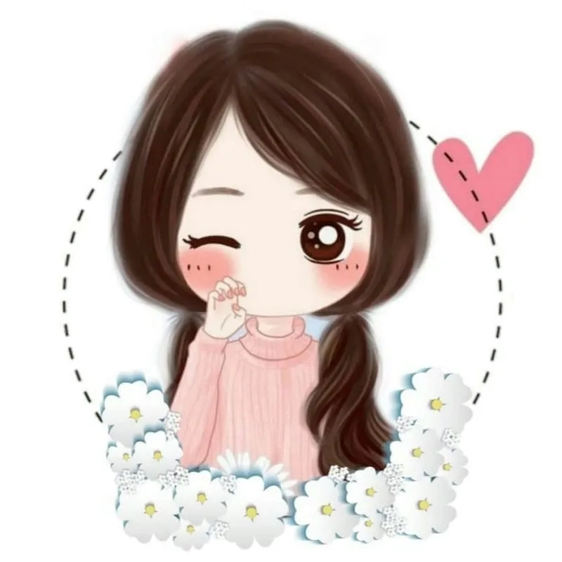 Avatar nữ cute dễ thương cho vẻ ngoài ngọt ngào.