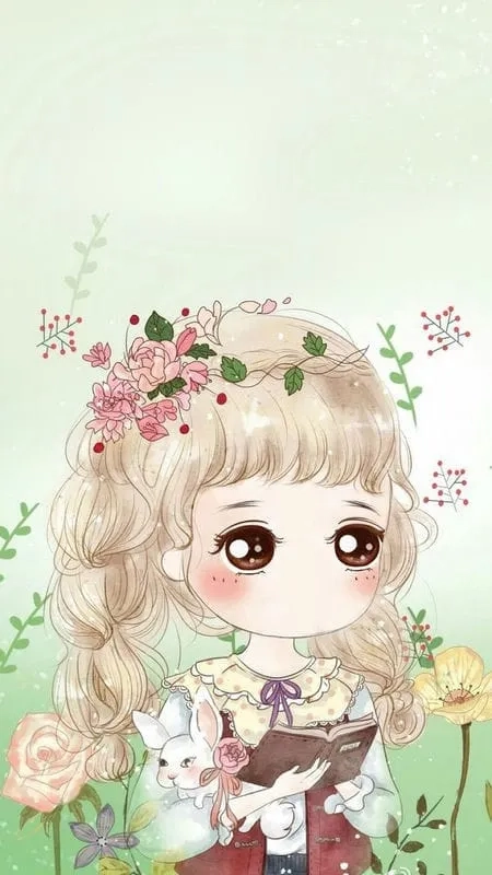 Avatar chibi cute nữ tạo điểm nhấn dễ thương cho bạn.