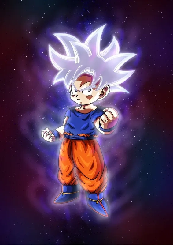 Hình nền Black Goku đen tối, mang đến vẻ lạnh lùng và đầy huyền bí.