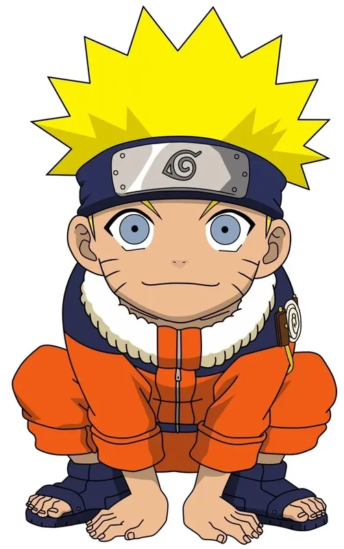 Vẽ Naruto Chibi đẹp mắt, thể hiện tinh thần chiến đấu của một ninja huyền thoại