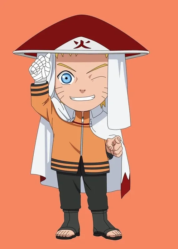 Hình Naruto Chibi 3D cực kỳ chi tiết và sống động, một tác phẩm tuyệt vời