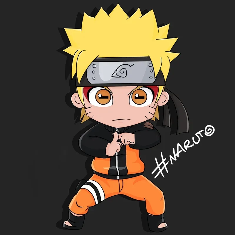 Hình Itachi Chibi, thể hiện sự lạnh lùng và mạnh mẽ của một ninja huyền thoại