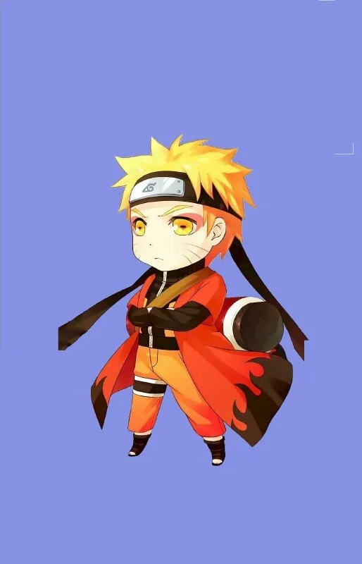 Anh Naruto Cửu Vĩ Cute với sức mạnh và nét dễ thương không thể tách rời