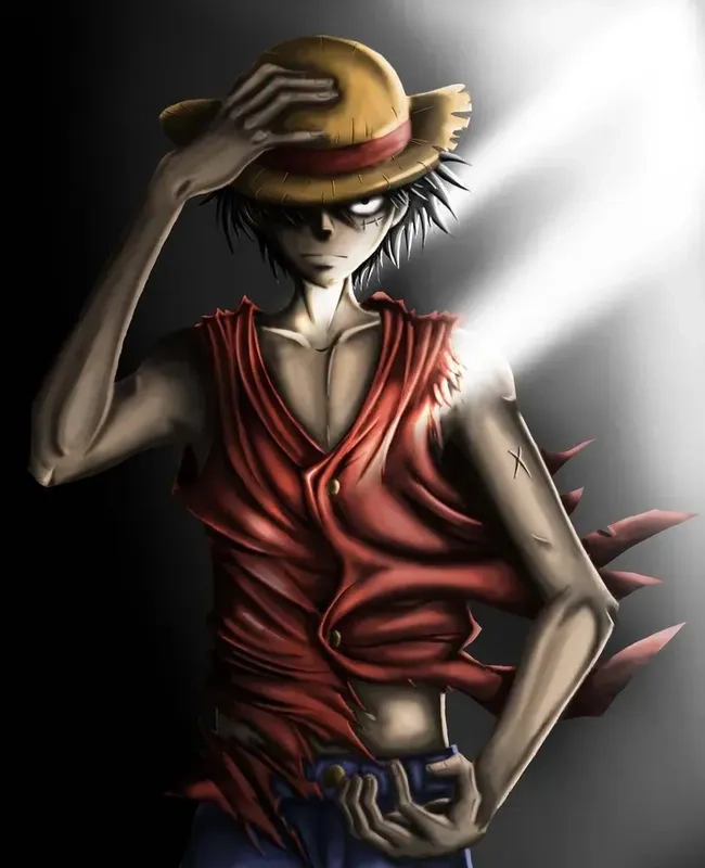 Tải ngay avatar Luffy Wano để thể hiện sự mạnh mẽ và quyết tâm của thuyền trưởng trong trang phục mới.