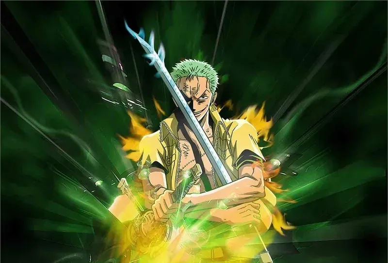 Thể hiện niềm đam mê với One Piece qua avatar Zoro độc đáo.