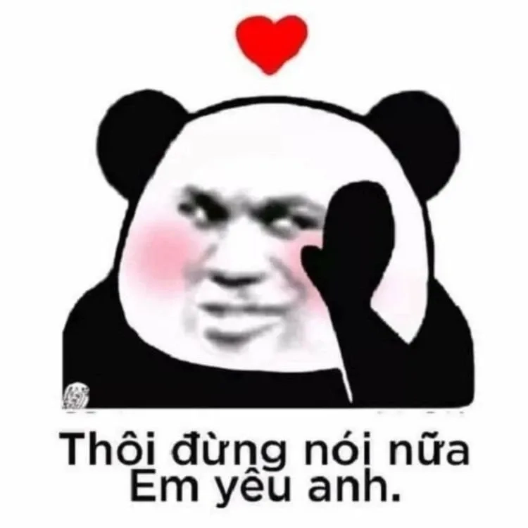 Hình trái tim meme cực kỳ dễ thương, thả tim ngay!