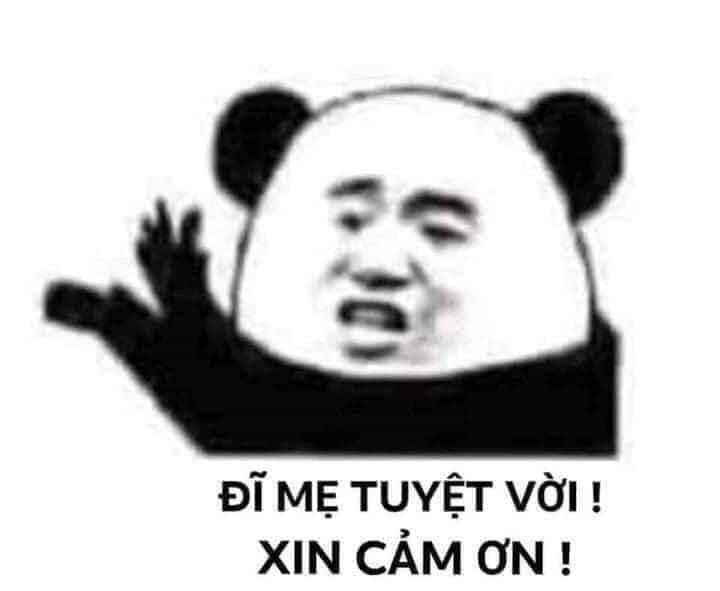 Meme cảm ơn dễ thương, dễ làm tan chảy trái tim người xem.