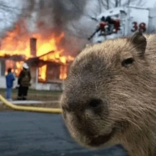 Ngầu đỉnh với capybara king meme không thể bỏ qua.