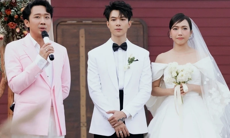 Diễn viên Anh Tú và Diệu Nhi tạo nên một đám cưới như cổ tích, khiến ai cũng phải trầm trồ.