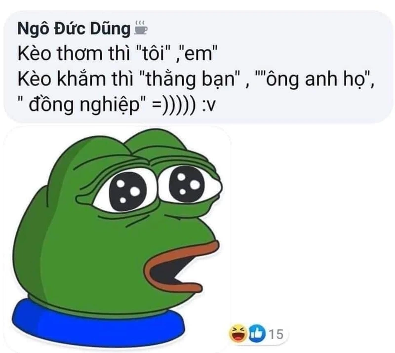 Meme ếch bịt miệng đáng yêu tạo nên không khí nhẹ nhàng và đầy hài hước!