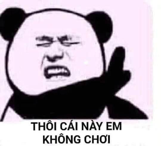 Meme gấu trúc xin lỗi vừa đáng yêu lại hài hước.