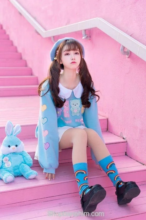 Ảnh cute gái xinh tạo nên sự đáng yêu, duyên dáng.