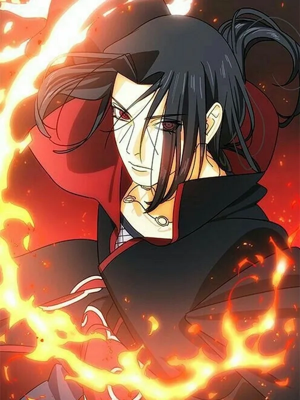 Hình nền Uchiha Itachi thể hiện quyền lực của gia tộc Uchiha, làm nổi bật chiếc điện thoại của bạn.