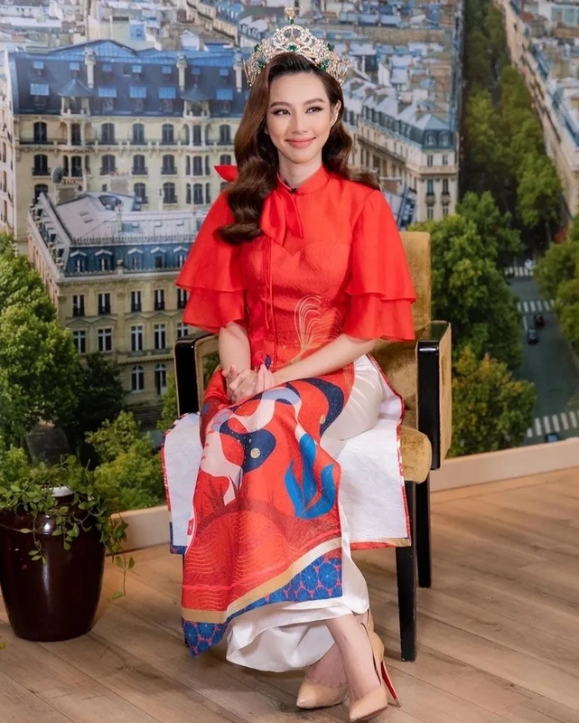 Thùy Tiên, Hoa hậu Hòa Bình Thế Giới, luôn là hình mẫu cho vẻ đẹp tự tin và đầy năng lượng.