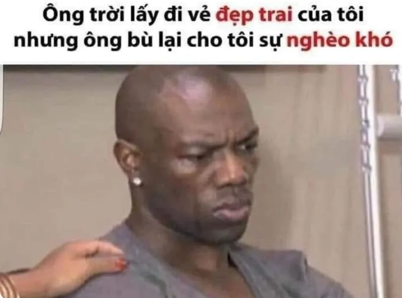 Khoảnh khắc đầy cảm xúc trong meme anh da đen khóc.