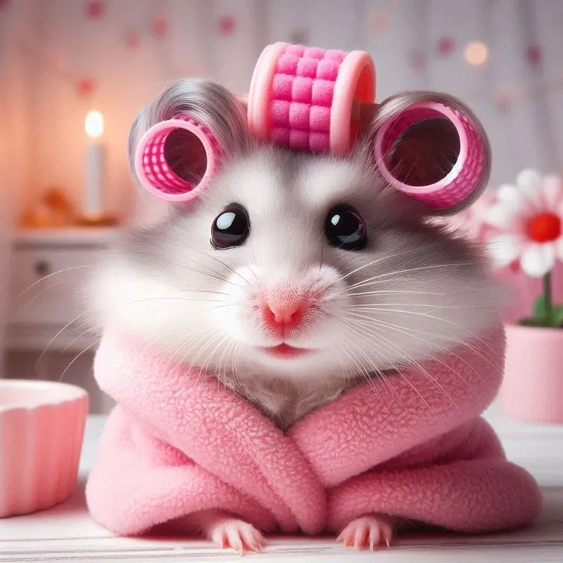 Meme chuột hamster cute đáng yêu từ cái nhìn đầu tiên