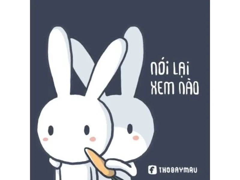 Meme đeo kính răng thỏ cực kỳ độc đáo, tạo ấn tượng mạnh với người xem ngay từ lần đầu nhìn.