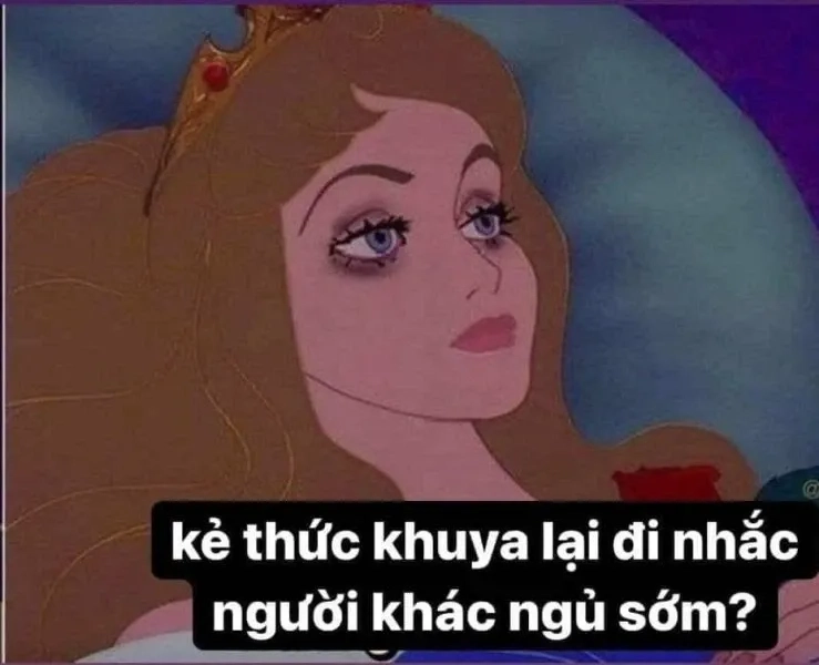 Ảnh chúc ngủ ngon meme siêu dễ thương, giúp bạn ngủ ngon hơn.