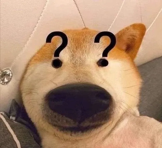 Biểu cảm lạ mắt từ doge bonk meme, cười ra nước mắt.