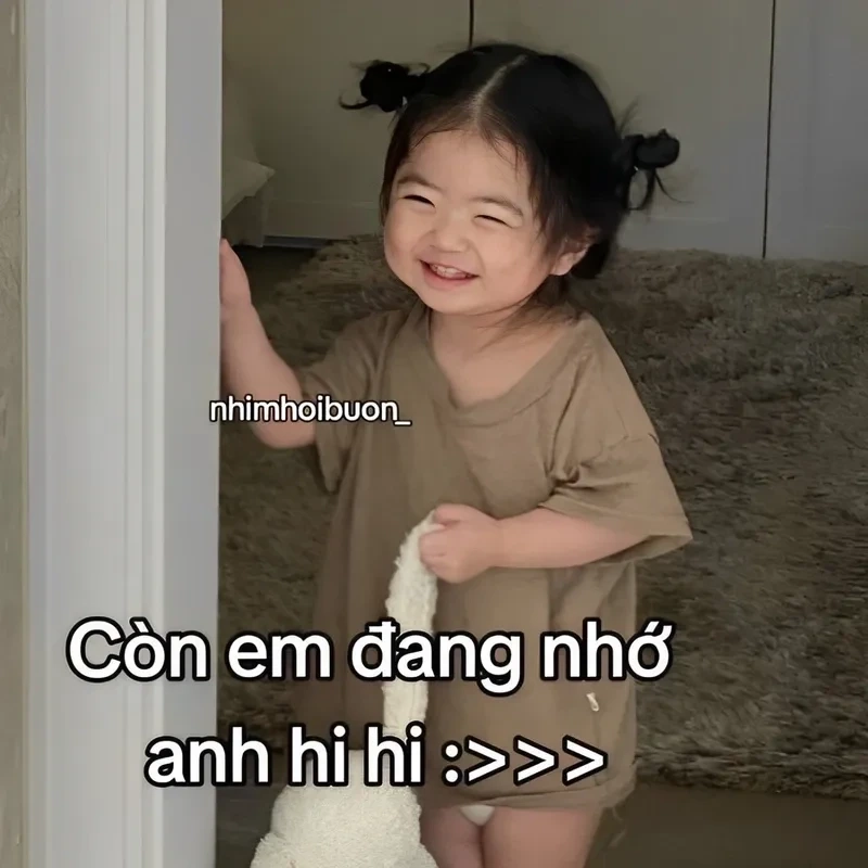 Meme nhớ bạn khiến bạn nhớ lại những kỷ niệm vui vẻ với người thân.