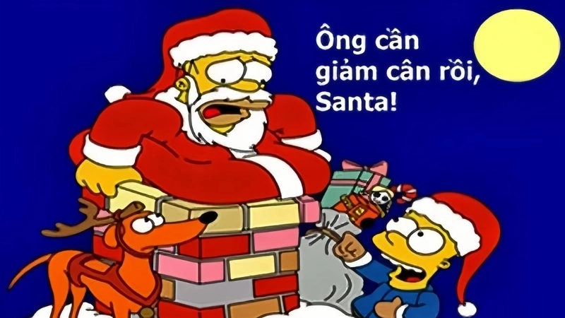 Làm sinh động không gian với cây thông noel meme.