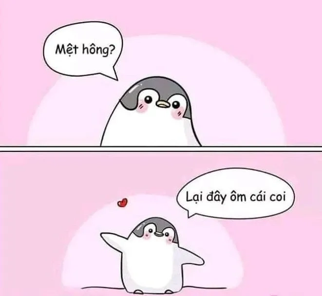 Cảm giác muốn ôm thật sâu trong meme muốn ôm này, quá dễ thương!