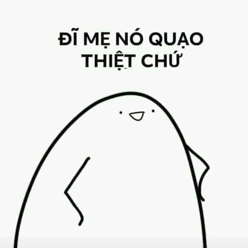 Một meme khoanh tay giận cực kỳ hài hước với sự giận dỗi dễ thương.