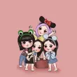Blackpink chibi cute dễ thương mang niềm vui ngọt ngào