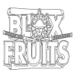 Tranh tô màu Blox Fruit khám phá thế giới hải tặc màu sắc