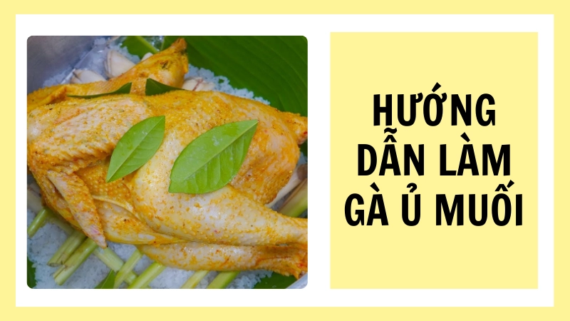 Nguyên liệu làm gà ủ muối hoa tiêu da giòn