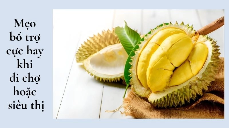 Mẹo bổ trợ cực hay khi đi chợ hoặc siêu thị