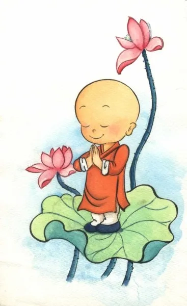 Ảnh chú tiểu đáng yêu được chia sẻ nhiều