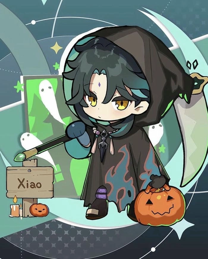 Xiao chibi art phong cách vẽ sáng tạo