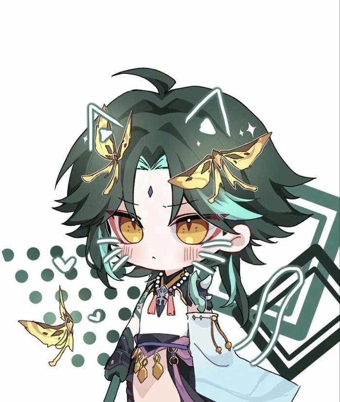 Chibi xiao đáng yêu phù hợp làm hình nền