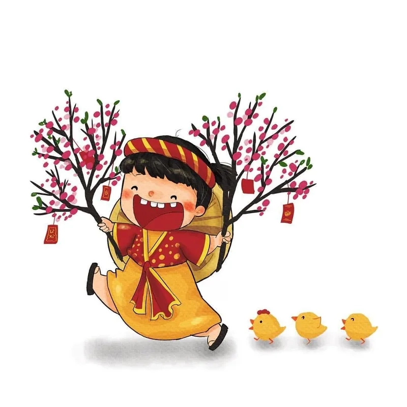 Hình ảnh avatar tết rực rỡ đón năm mới