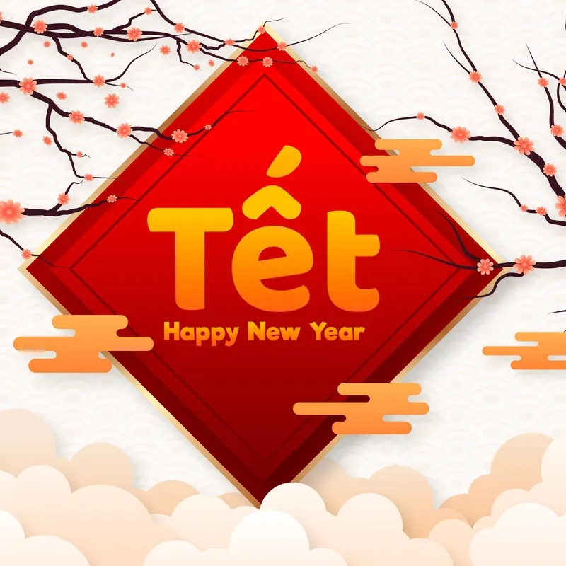 Hình đại diện năm mới thể hiện niềm hân hoan