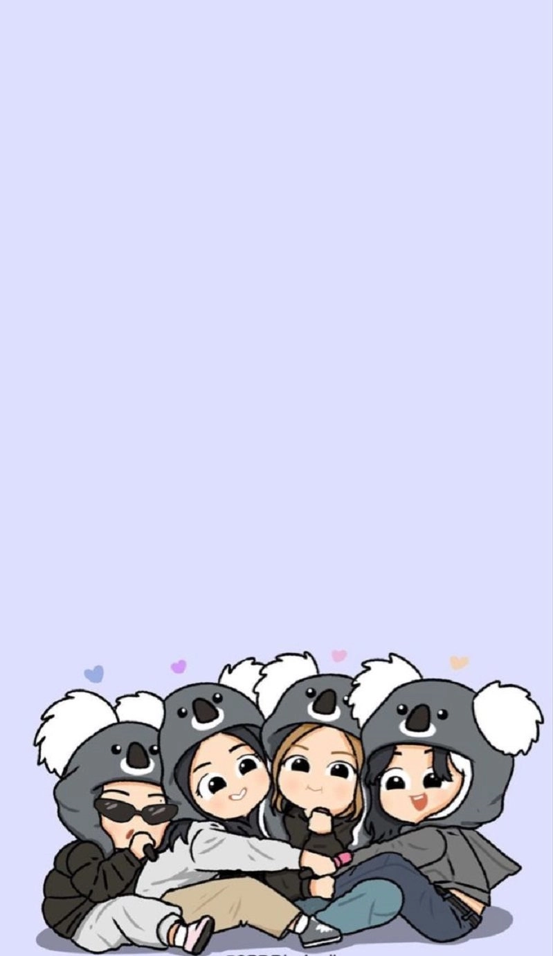 Blackpink chibi pink venom cá tính mạnh mẽ