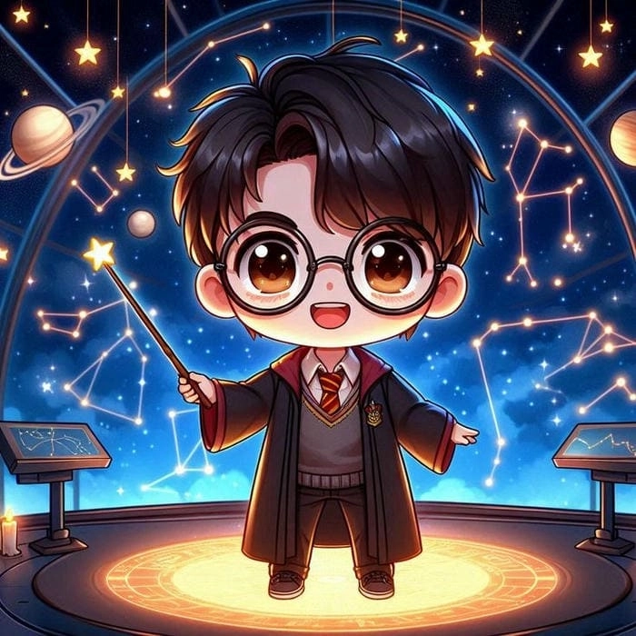 Chibi harry potter đáng yêu phù hợp làm avatar